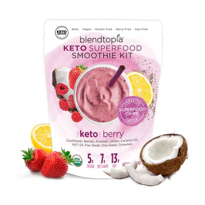 Blendtopia - Berry Keto Smoothie, 7oz