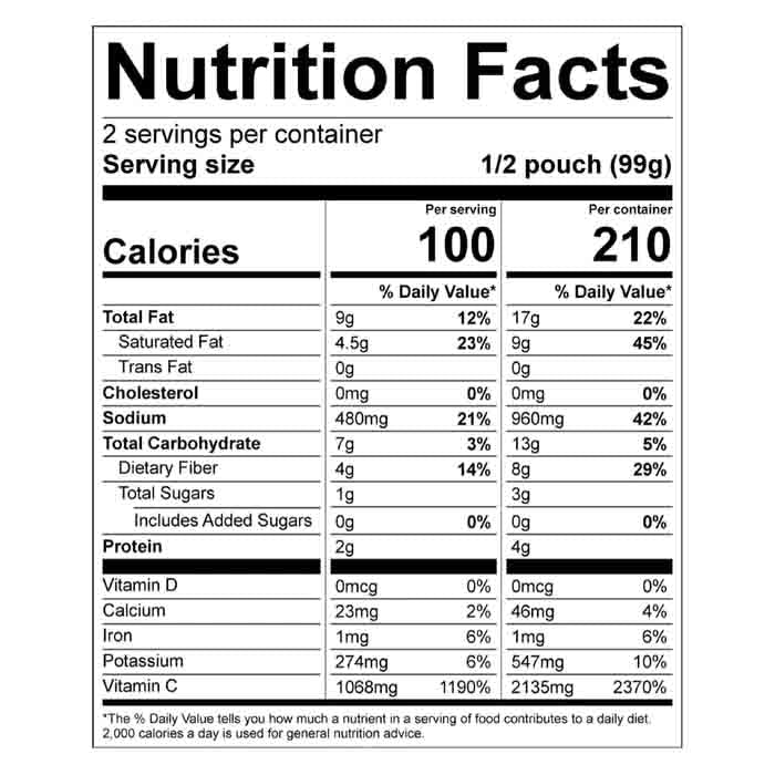 Blendtopia - Choc Chai Keto Smoothie, 7oz - Back
