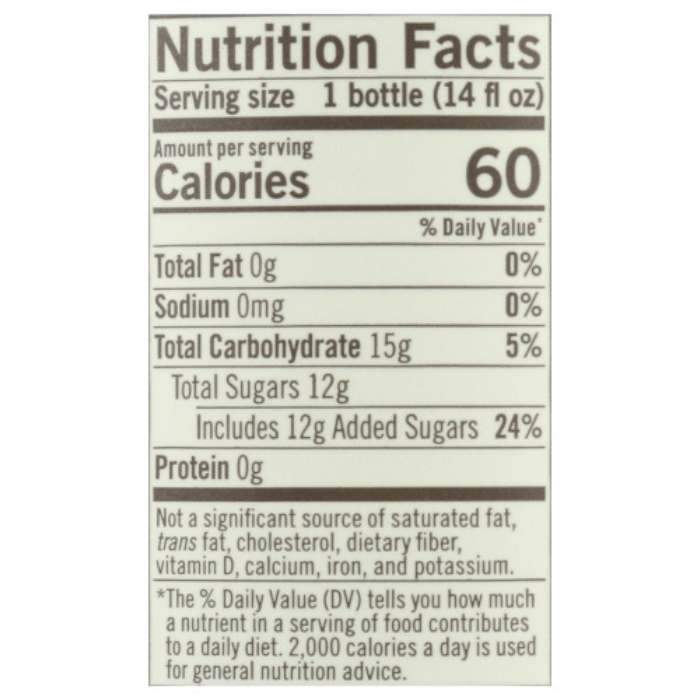 Brew Dr. Kombucha - Organic Kombucha - Clear Mind, 14oz - back