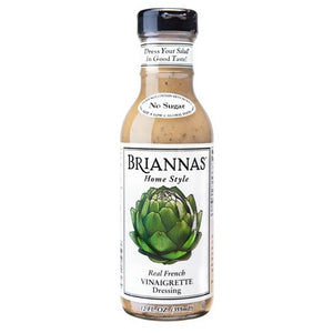 Briannas - Home Style Dressing French Vinaigrette, 12 fl oz | Pack of 6