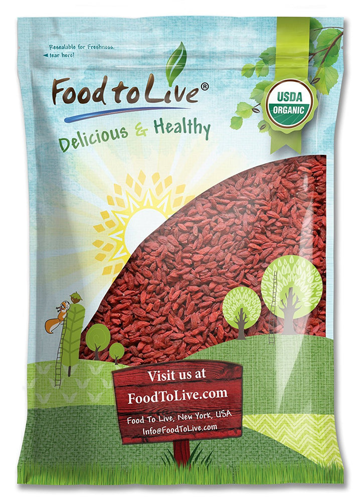Food to Live - Bulk Fruits Fruit Goji Berry, 5lb - Plan-txs