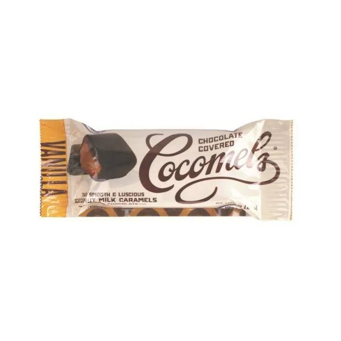COCOMELS: Vanilla Chocolate Covered Cocomels, 1 oz
 | Pack of 15 - Plan-txs