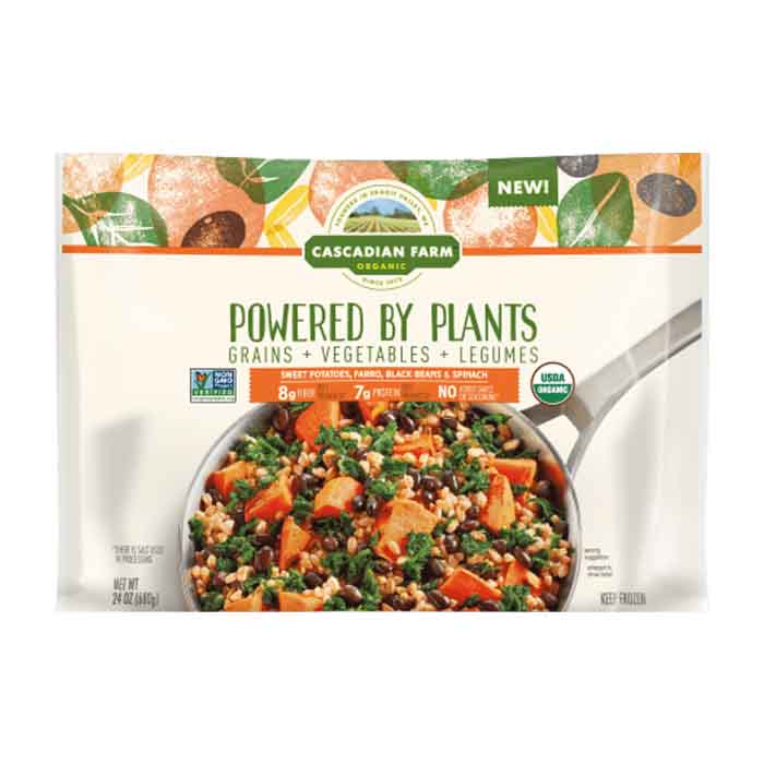 Cascadian Farm - Entree Sweet Potato Black Bean Spinach, 24oz