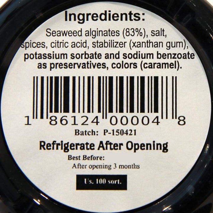 1861240000484 - caviart black caviar ingedients
