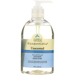 Clearly Natural - Unscented Glycerin Hand Soap, 12oz