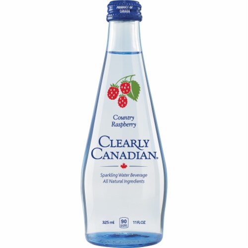 Clearly Canadian - Sparkling Water Country Raspberry, 11 Oz | Pack of 12 - Plan-txs