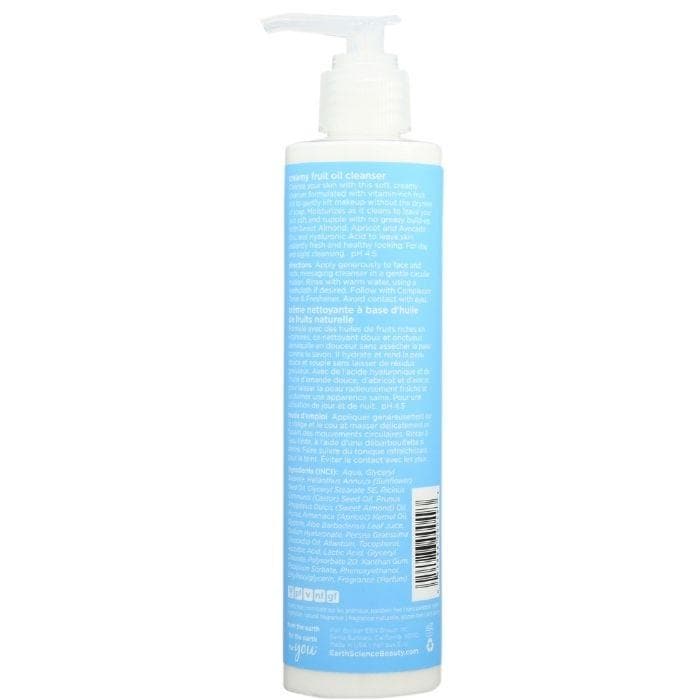 Earth Science - A-D-E Creamy Fruit Oil Cleanser, 8oz - back