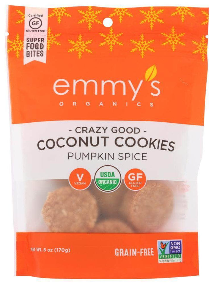 Emmy's Organics Pumpkin Spice Cookie, 6 oz | Pack of 8 - Plan-txs