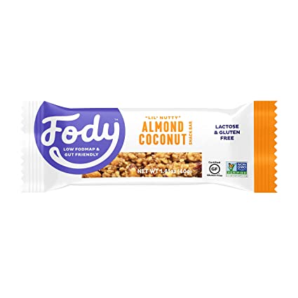 Fody Food Co - Almond Coconut Snack Bar, 1.41oz | Pack of 12 - Plan-txs