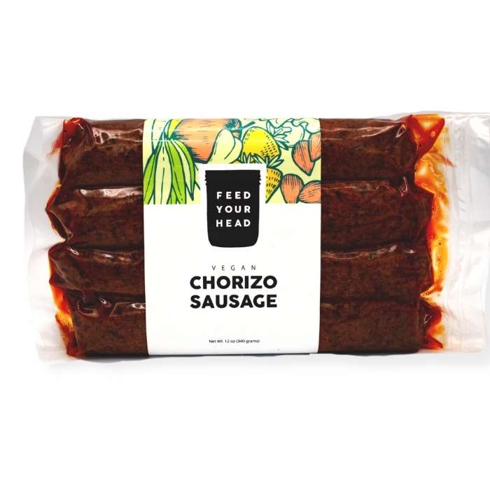 Feed Your Head - Vegan Chorizo Sausage, 4 Pack - front
