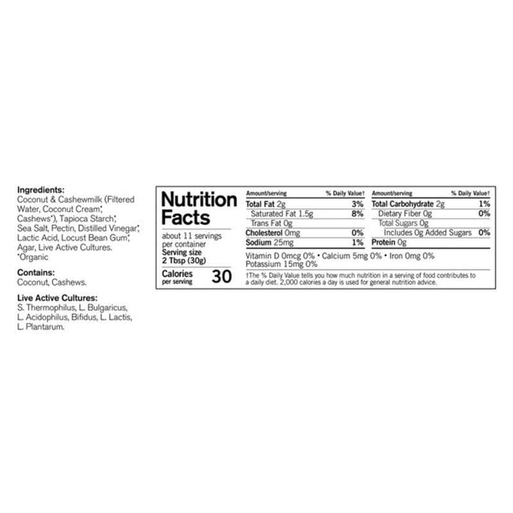 814558021253 - froager sour cream nutrition