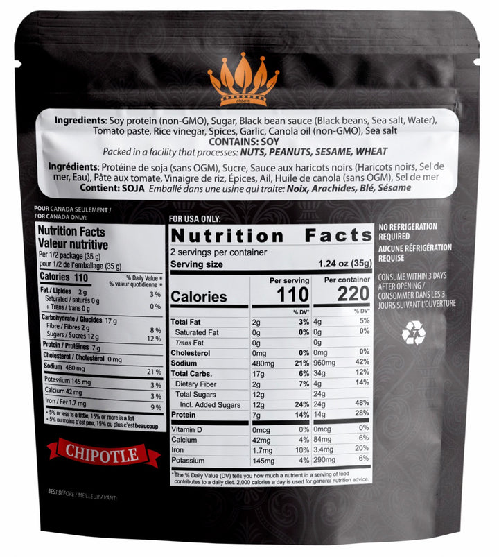 Noble Jerky - Vegan Jerky Chipotle, 2.47oz - Plan-txs
