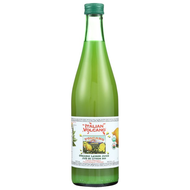 Italian Volcano Lemon Juice, 500ml
 | Pack of 12 - Plan-txs