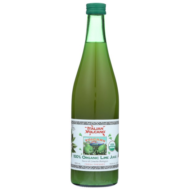 Italian Volcano Lime Juice, 500ml | Pack of 12 - Plan-txs