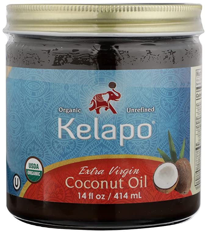 Kelapo Organic Extra Virgin Coconut Oil 14 Fl Oz | Pack of 6 - Plan-txs