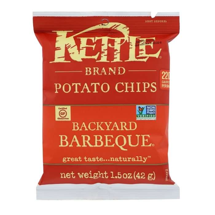 Kettle Brand - Potato Chips Backyard Barbeque, 1.5oz - front