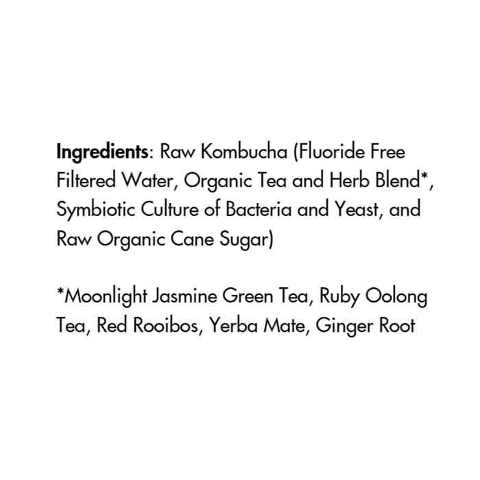 Kombuchade - Ginger Jasmine, 12oz - back
