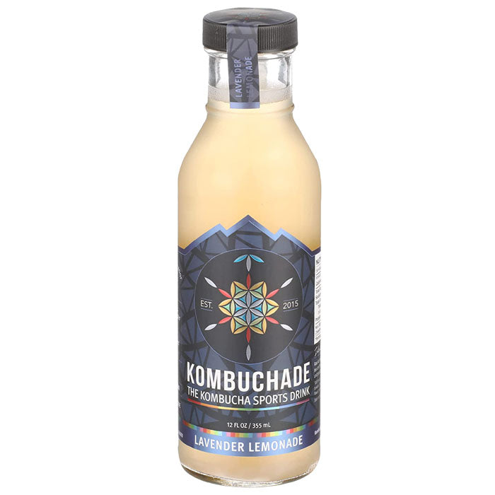 Kombuchade - Kombucha Sports Drink - Lavender Lemonade, 12 fl oz 