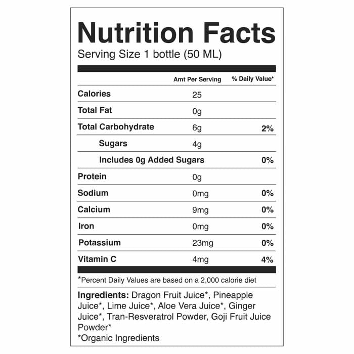 Kor Shots - Restore Shot, 1.7oz - back
