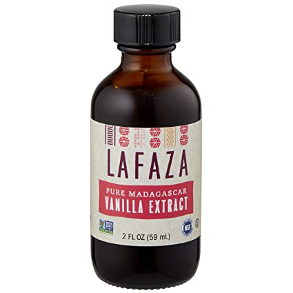 Lafaza Vanilla Extract Madagascar Bourbon Organic, 2 Oz | Pack of 6 - Plan-txs