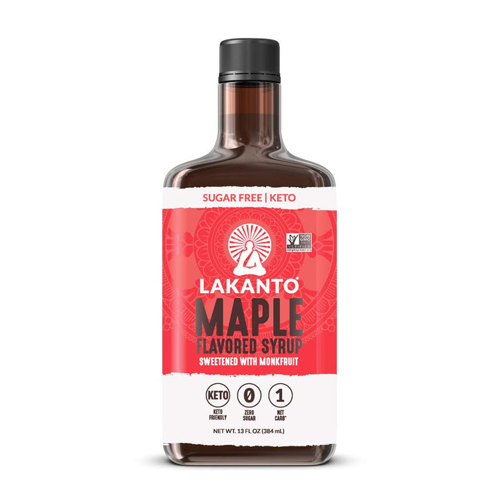 Lakanto - Monk fruit-sweetened Maple Syrup, 13oz
 | Pack of 8 - Plan-txs