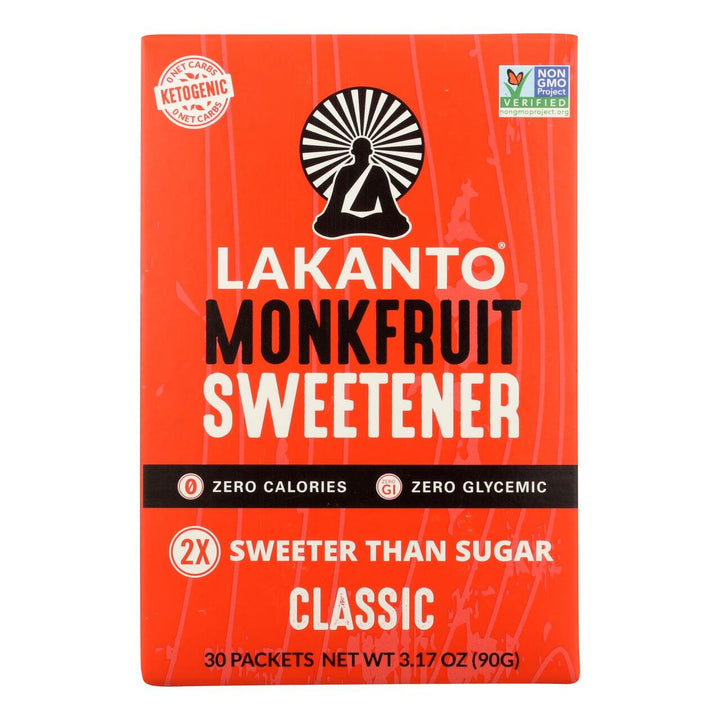 Lakanto - Monkfruit Sweetener Sticks, 3.17oz
 | Pack of 8 - Plan-txs