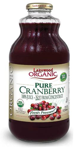 Lakewood Premium Pure Fruit Juice Pressed Cranberry 32 Fl Oz | Pack of 6 - Plan-txs
