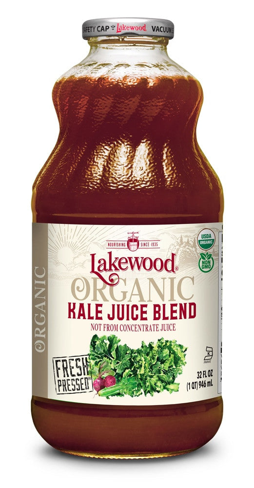 Lakewood Organic Juice Blend Super Kale Plus Beet 32 Fl Oz | Pack of 6 - Plan-txs