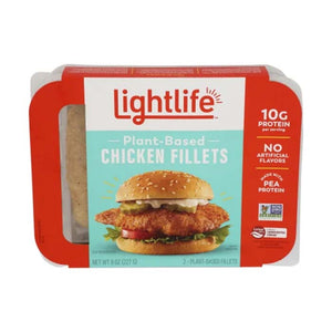 Lightlife - Chicken Fillets, 8oz | Pack of 8
