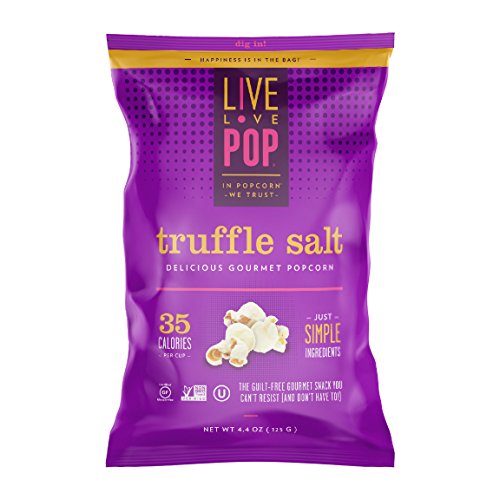 Live Love Pop Truffle Salt Popcorn, 4.40 Oz | Pack of 12 - Plan-txs