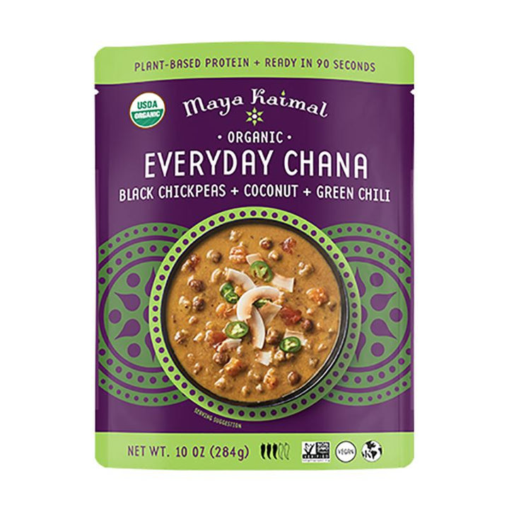 Maya Kaimal Everyday Chana Black Chickpeas + Coconut + Chili, 10 oz