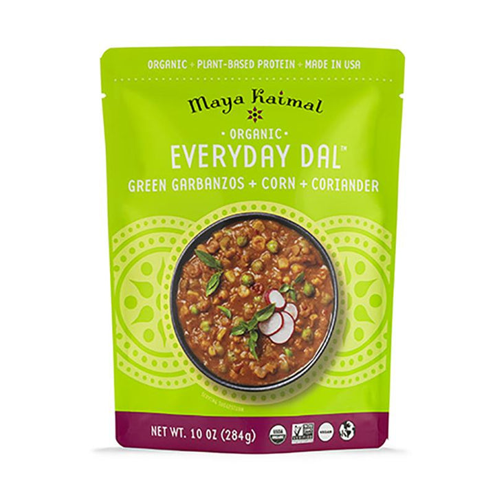 Maya Kaimal Everyday Dal Green Garbanzos + Corn, 10 oz