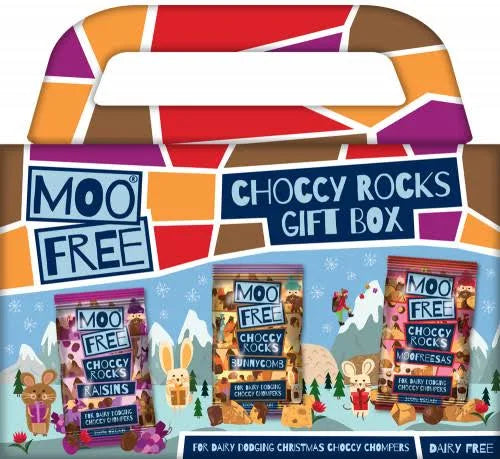 Moo Free - Free Choccy Rocks Gift Box, 3.7oz - Plan-txs