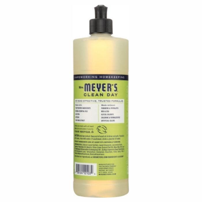 Mrs. Meyer's Clean Day - Dish Soap - Lemon Verbena back