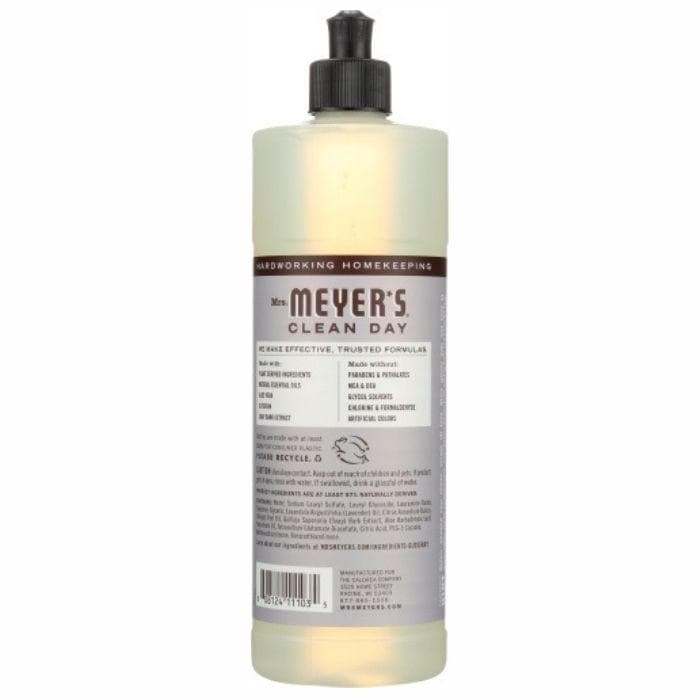 Mrs. Meyer's Clean Day - Dish Soap - Lavendar back