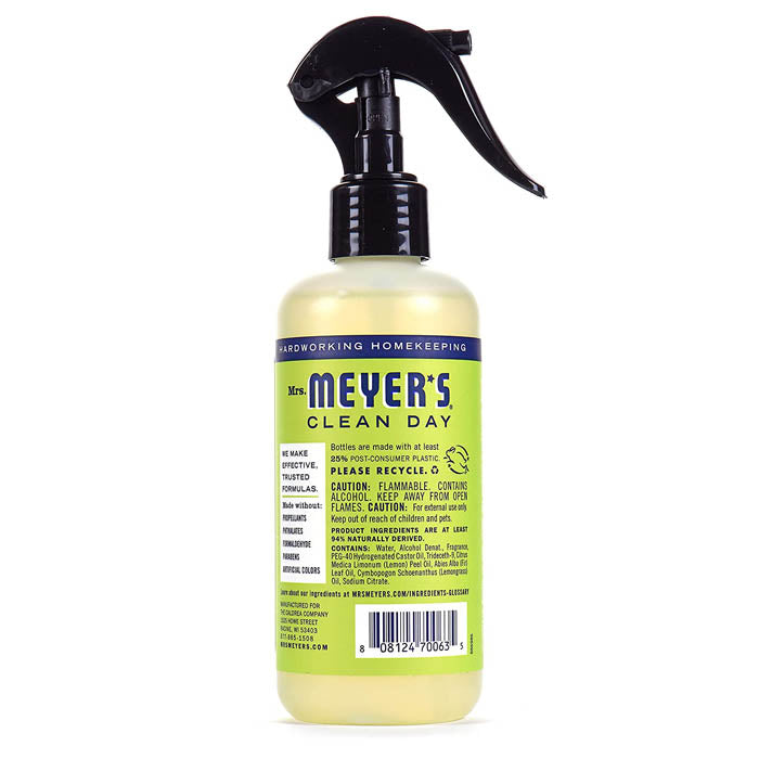 Mrs. Meyer's - Room Freshener - Lemon Verbana, 8oz - back