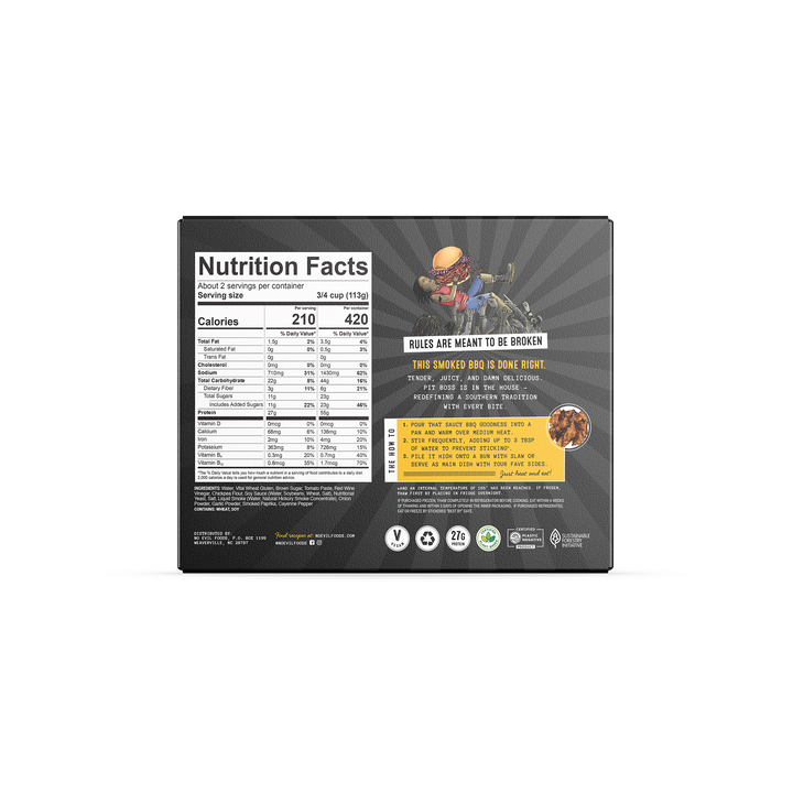 No Evil Foods - Pit Boss Pulled Pork - Plan-txs