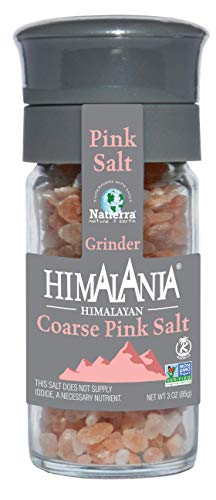 Natierra Himalania Coarse Pink Salt Grinder, 3 Oz
 | Pack of 6 - Plan-txs