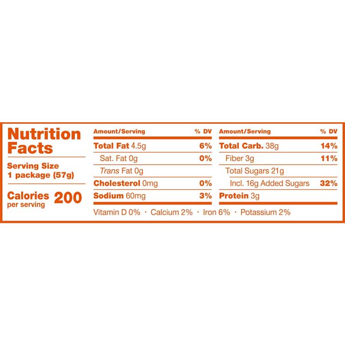 Nature's Bakery - Fig Bar - Pumpkin Spice, 6-Pack - back