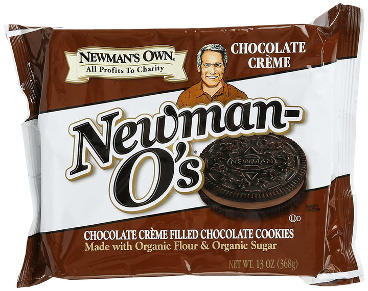 Newman's Own Chocolate Creme Cookie Newman-O's, 13 oz | Pack of 6 - Plan-txs