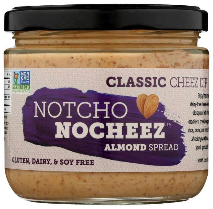 Notcho Nocheez Almond Spread Classic 12 Oz
 | Pack of 6 - Plan-txs