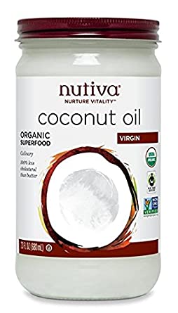 Nutiva, Organic Coconut Oil, 23 fl oz  | Pack of 6 - Plan-txs