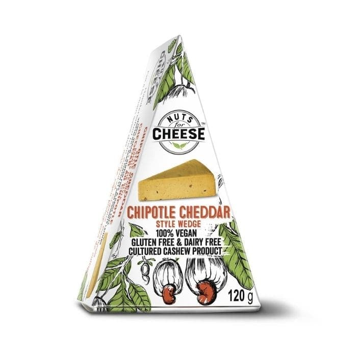 Nuts for Cheese - Chipotle Cheddar Style Wedge Cashew Cheese