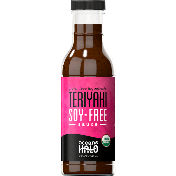 Ocean's Halo - Teriyaki Soy Free Sauce, 12 oz | Pack of 6 - Plan-txs