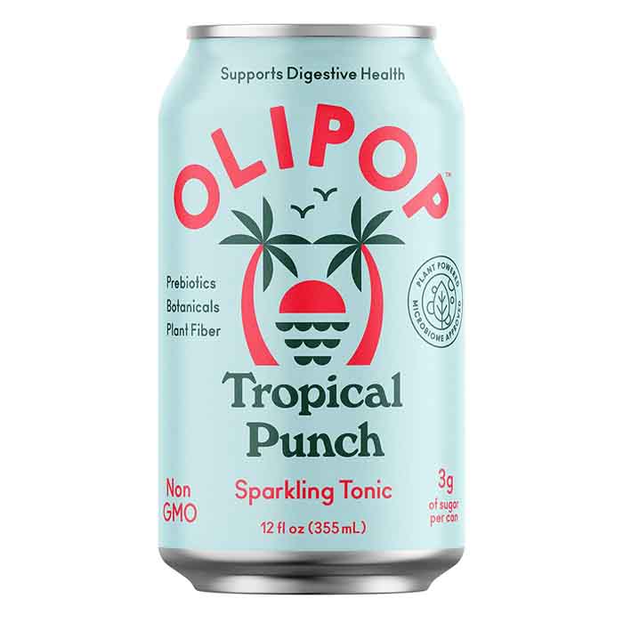Olipop - Sparkling Tonic - Tropical Punch, 12oz