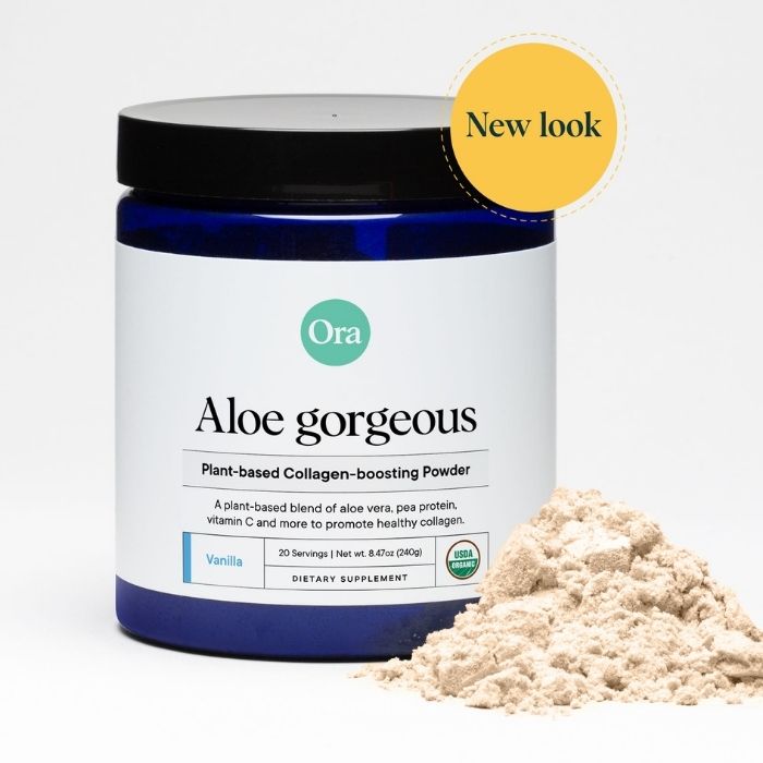 Ora - Organic Vegan Collagen-Boosting Powder - Aloe Gorgeous - Plan-txs