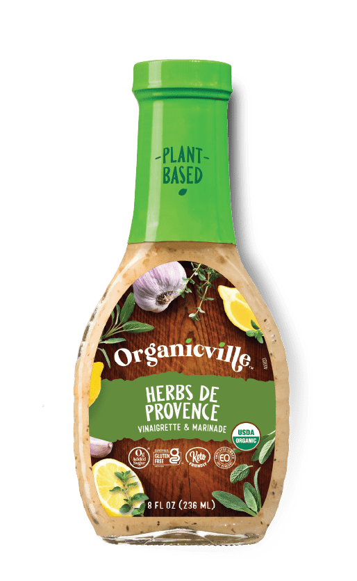 Organicville: Herbs De Provence Vinaigrette And Marinade, 8 Oz | Pack of 6 - Plan-txs