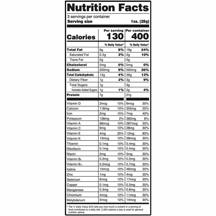 Outstanding Foods - Outstanding Puffs - Pizza Partay, 3oz - back