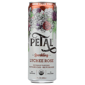 Petal Sparkling Botanicals - Lychee Rose, 12oz
