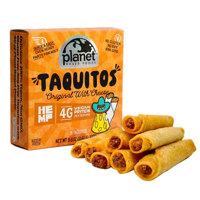 Planet Based Foods - Taquito Hemp - Original, 9.6oz